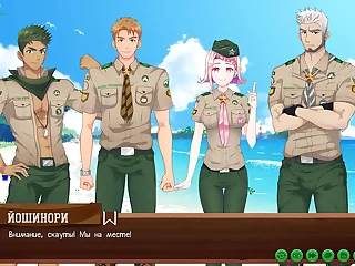 Game&colon; Friends Camp path 2&comma; part 7 - In the forest with Taiga  &lpar;russian voiceover&rpar;